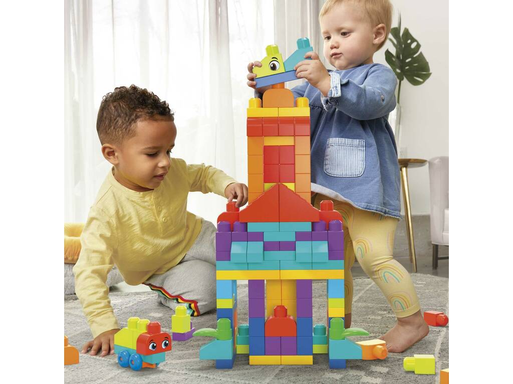 Mega Bloks Borsa Grande 150 Pezzi Mattel HHM96