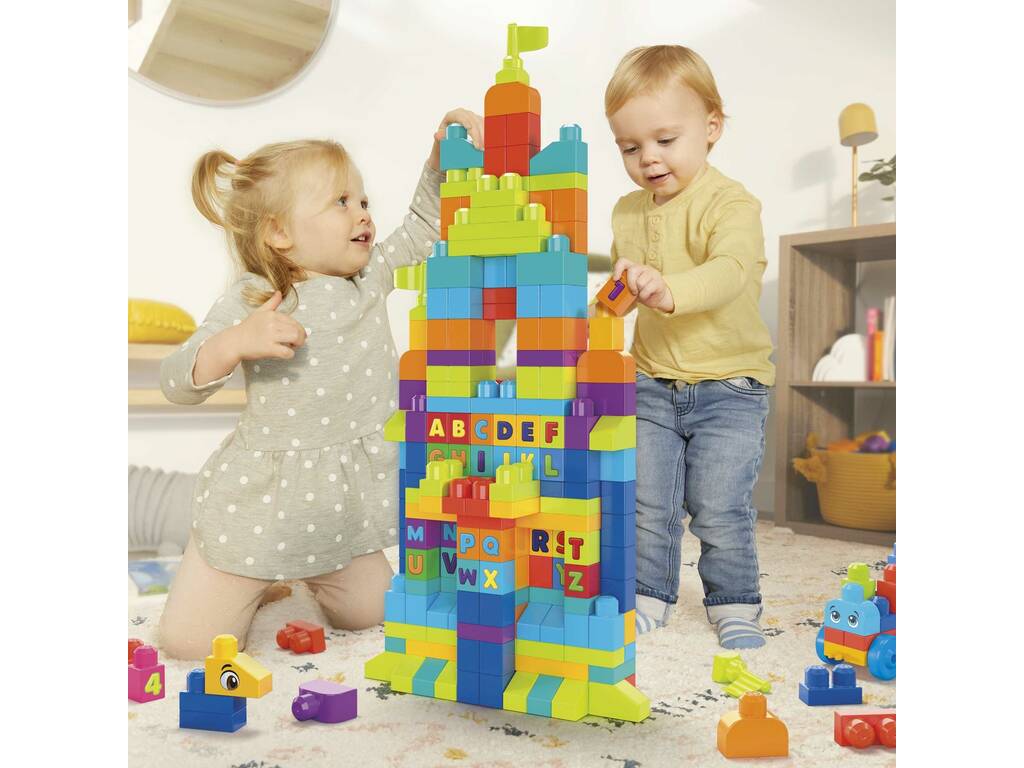 Mega Bloks Borsa Extra Grande 300 Pezzi Mattel HHM97