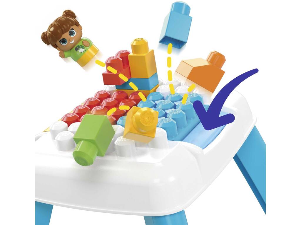 Mega Bloks Tavolo Costruisci e Distruggi Mattel HHM99