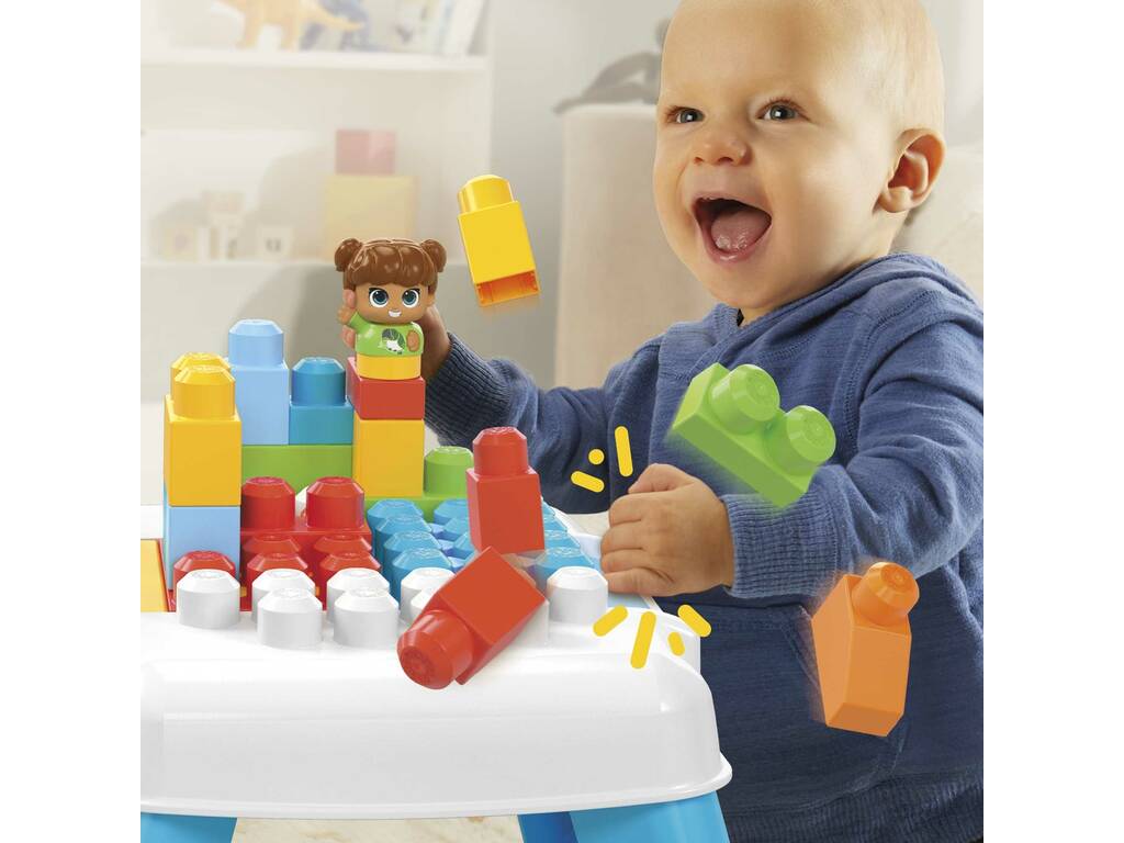 Mega Bloks Tavolo Costruisci e Distruggi Mattel HHM99