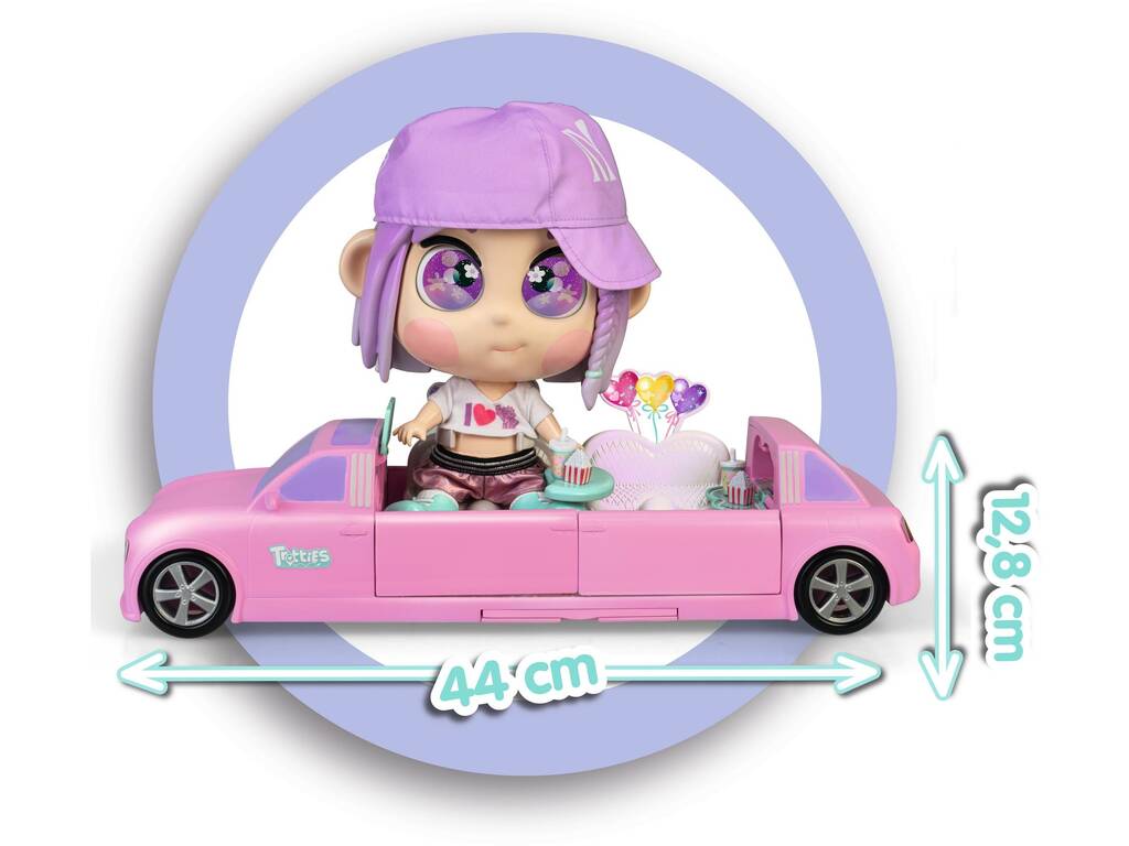 Trotties Doll Emma avec Limousine et accessoires Famosa TFT03000