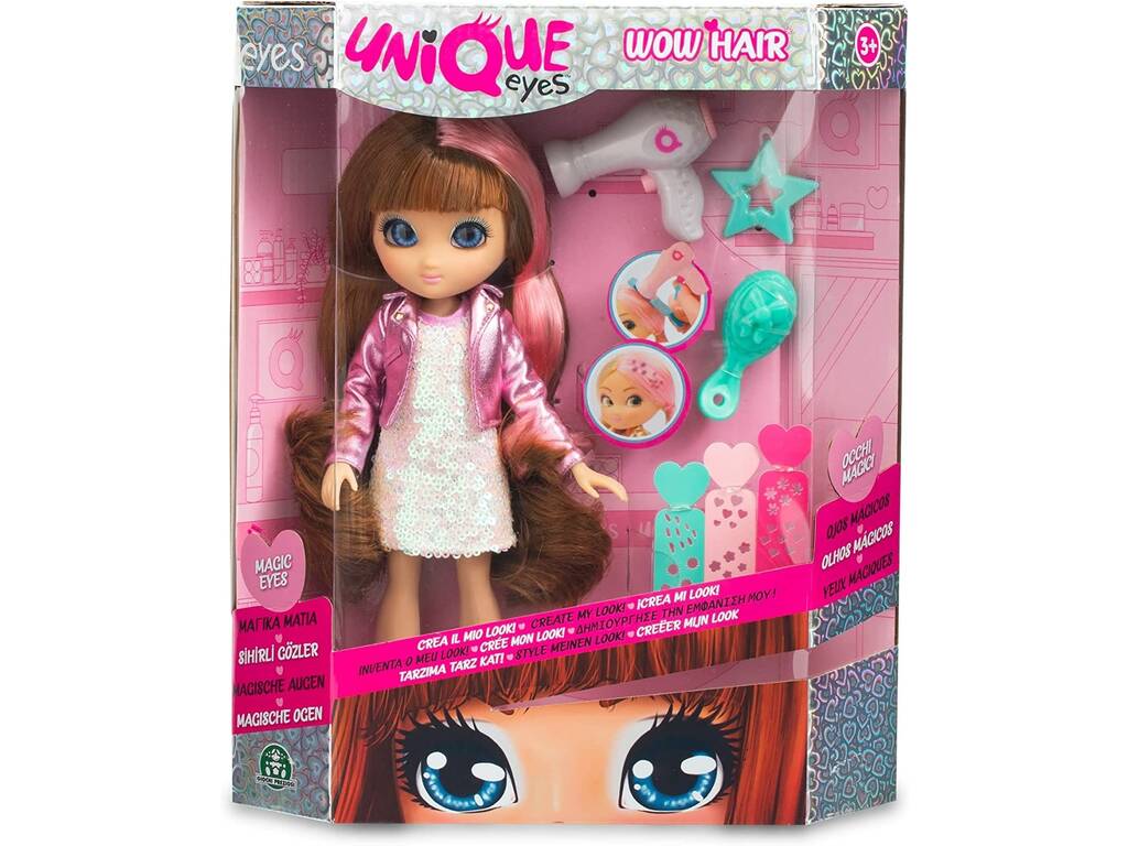 Unique Eyes Wow Hair Doll Famosa MYM08000