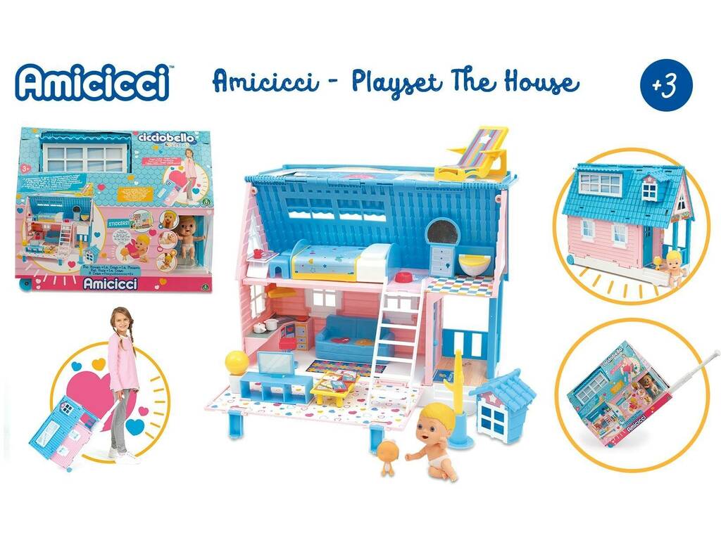 Cicciobello Amicicci La Casa Famosa CC012000