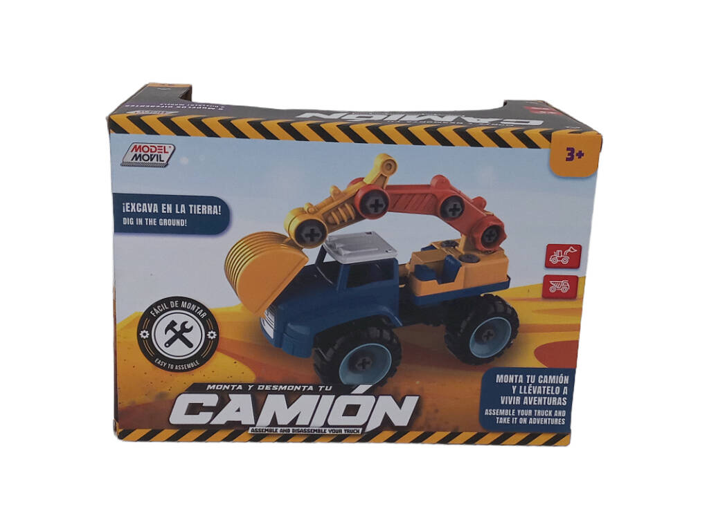 Set di camioncini da assemblare e smontare 22 cm.