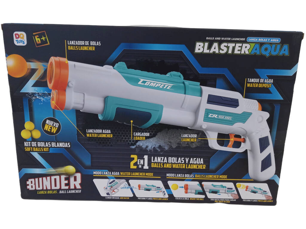 Bunder Lancia Bolle e Acqua Blaster Aqua