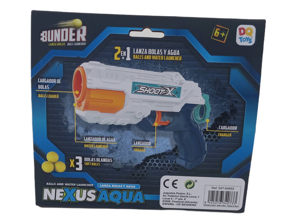 Bunder Nexus Aqua Ball et lanceur d'eau