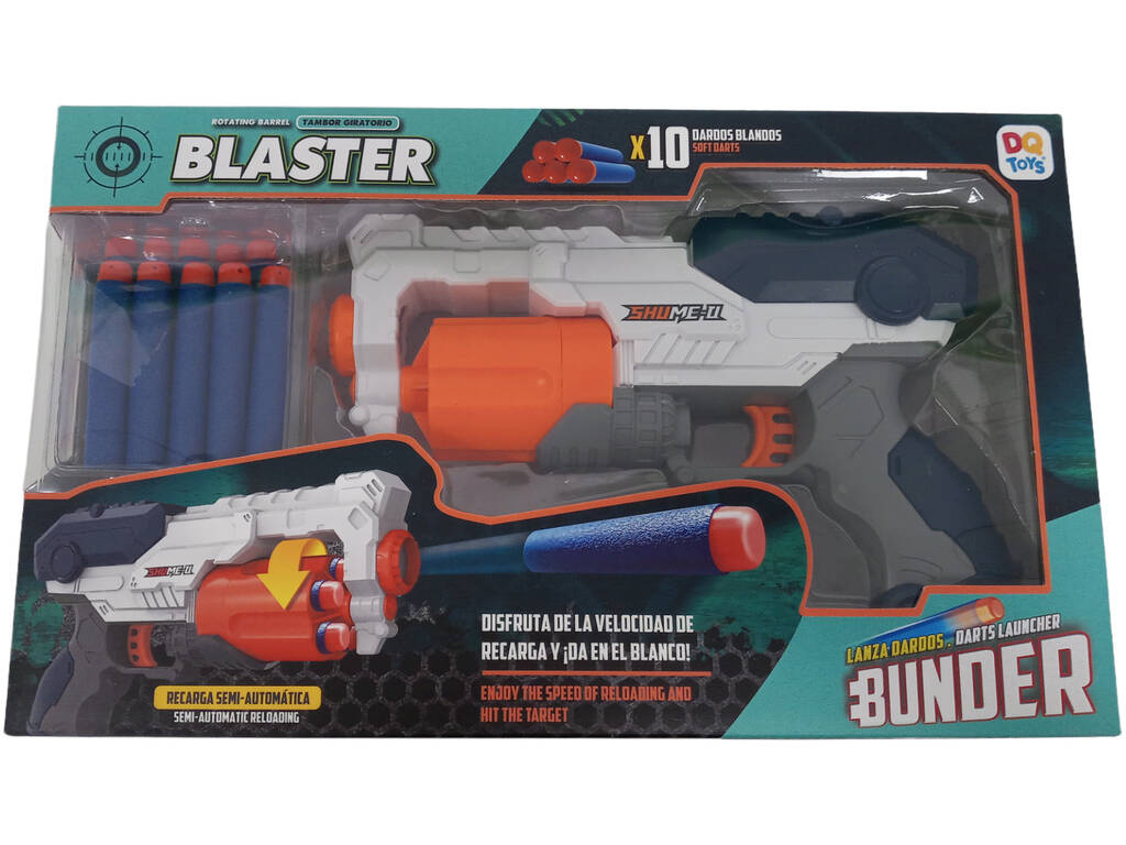 Bunder Lanciafreccette Blaster con 10 freccette