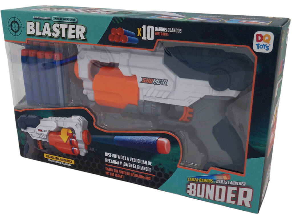 Bunder Lanciafreccette Blaster con 10 freccette
