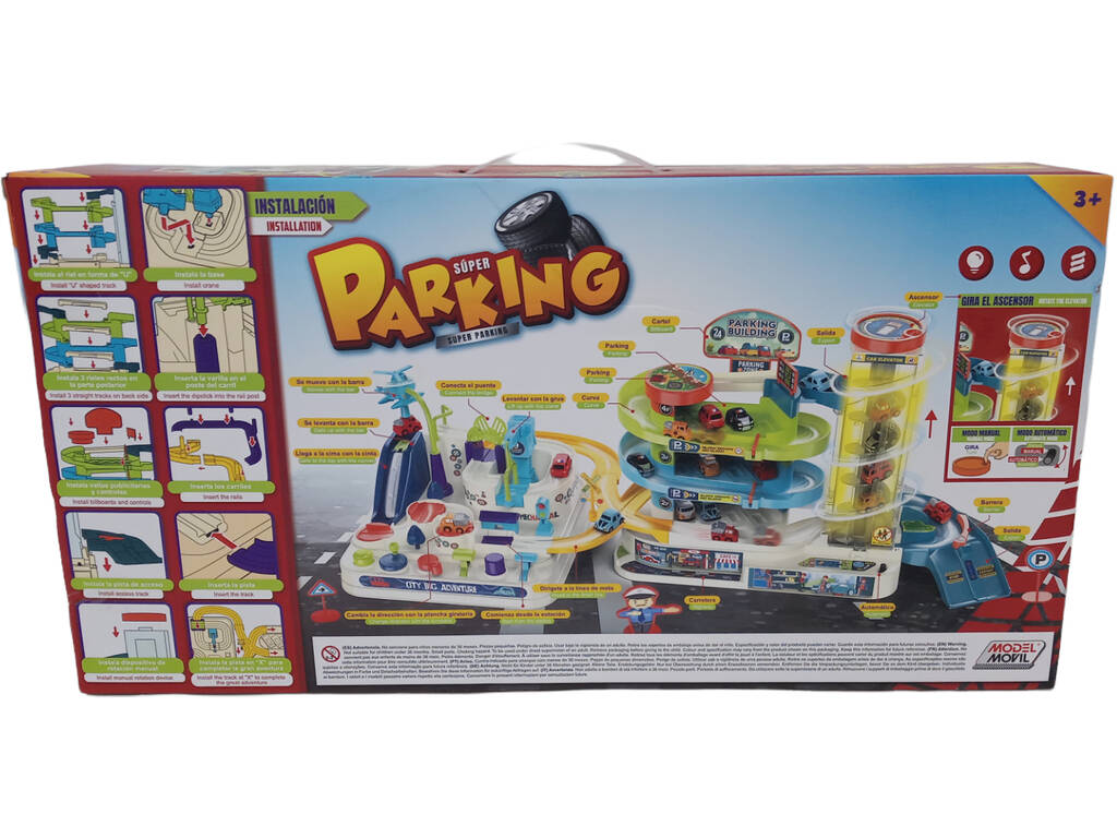 Super Parking 4 Étages et 6 Voitures