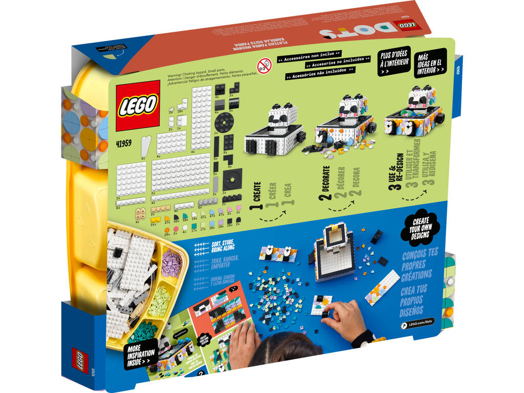 Lego Dots Bandeja Osito Panda 41959