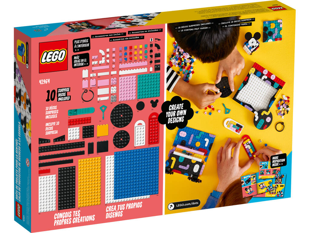 Lego Dots Mickey y Minnie: Caja de Proyectos de Vuelta al Cole 41964