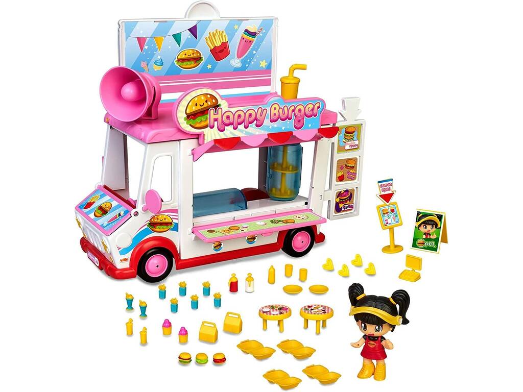 Pinypon Happy Burger con Figura e Accessori Famosa 700017210