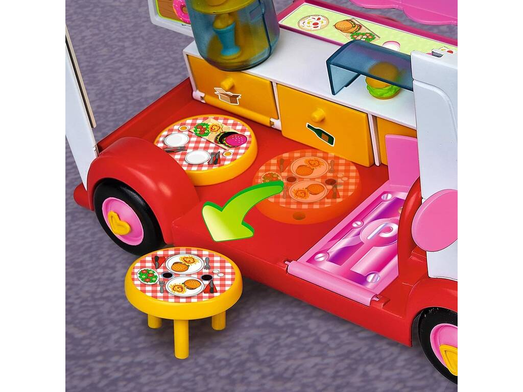 Pinypon Happy Burger con Figura e Accessori Famosa 700017210