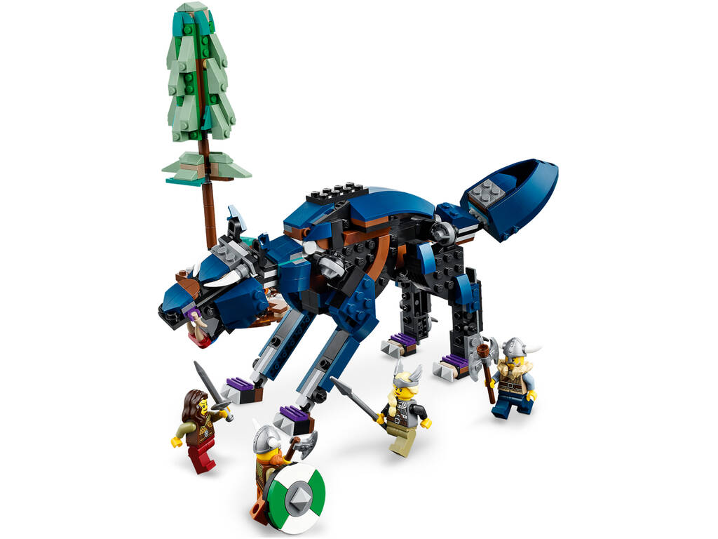 Lego Creator Barca Vichinga e Serpente di Midgard 31132
