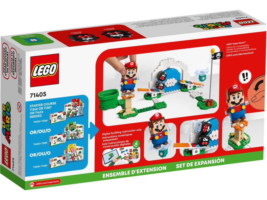 Lego Super Mario Set di espansione: Trampolini Fuzzies 71405