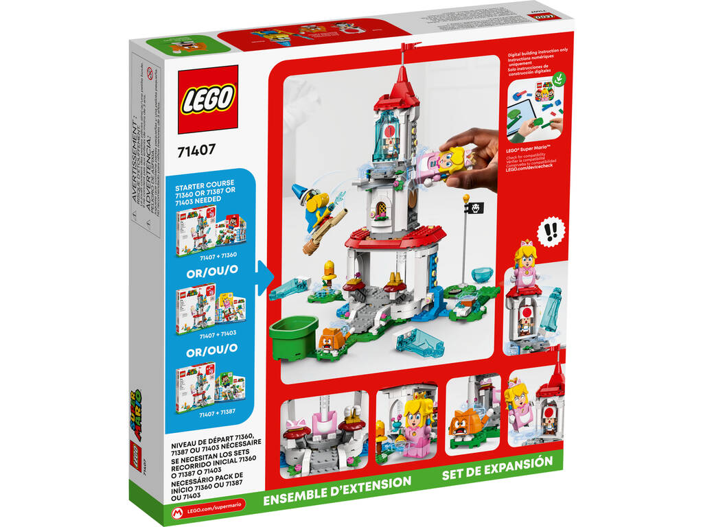 Lego Super Mario Set di espansione: Torre di ghiaccio e Costume di Peach Felina 71407