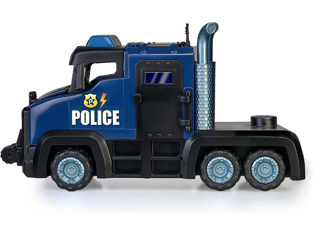 Pinypon Action Súper Camión de Policía con Figuras y Accesorios Famosa 700017344