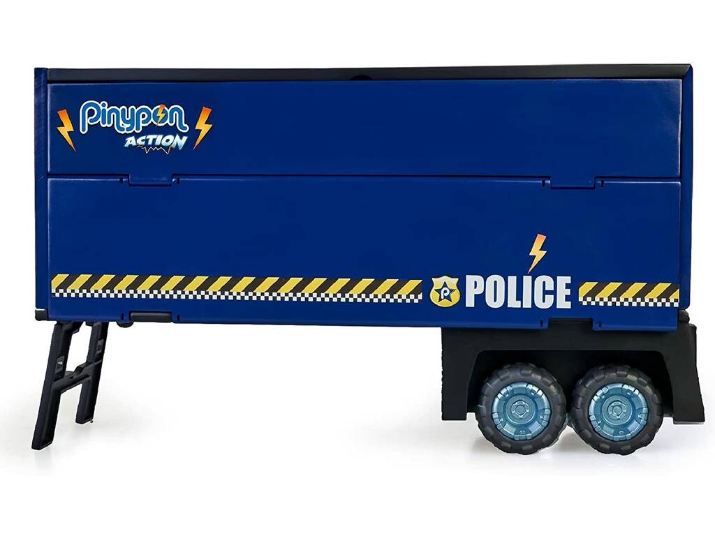 Pinypon Action Súper Camión de Policía con Figuras y Accesorios Famosa 700017344