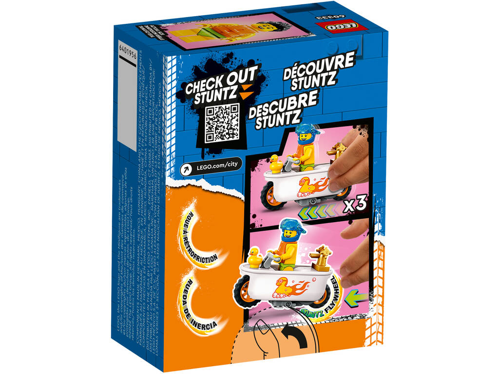 Lego City Stuntz Moto Acrobatica: Vasca da bagno 60333