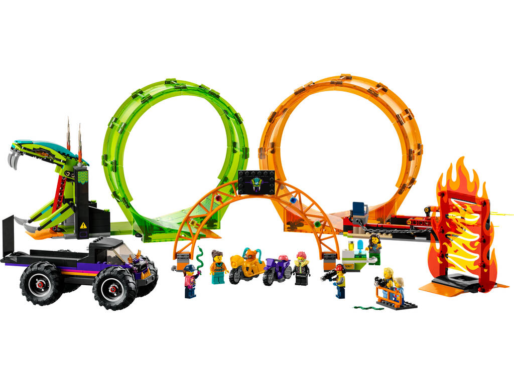 Lego City Stuntz Double Curl Stunt Track 60339