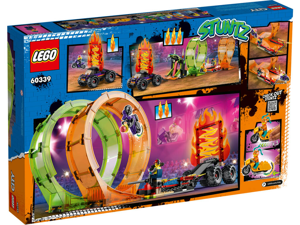 Lego City Stuntz Double Curl Stunt Track 60339