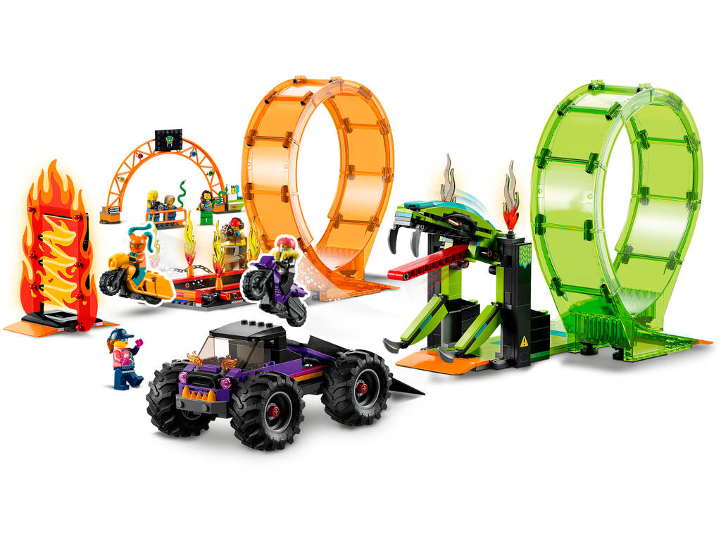 Lego City Stuntz Double Curl Stunt Track 60339