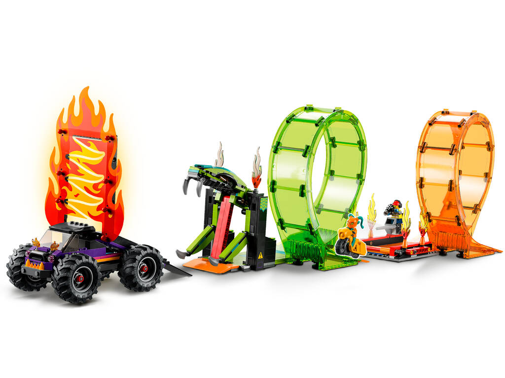 Lego City Stuntz Double Curl Stunt Track 60339