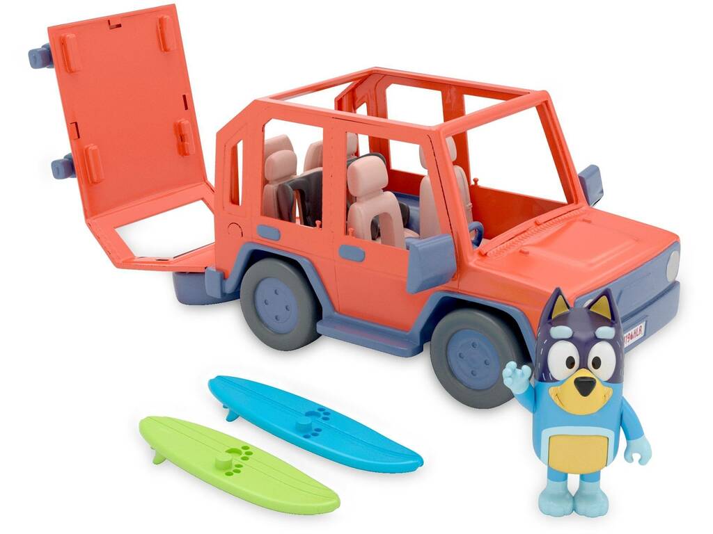 Bluey Family Cruiser con figura Famosa BLY03000