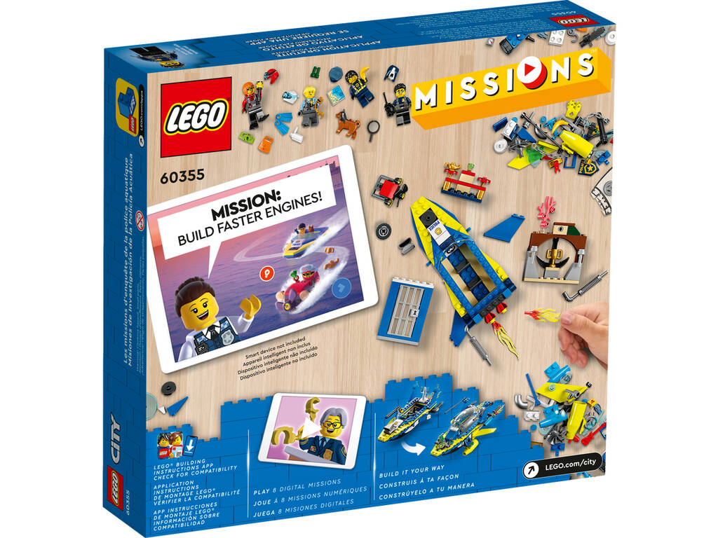 Lego City Stuntz Missioni Detective della Polizia d'Acqua 60355