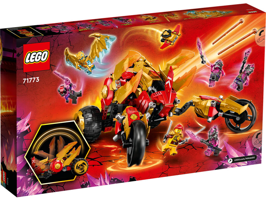 Lego Ninjago Explorador do Dragão Dourado de Kai 71773