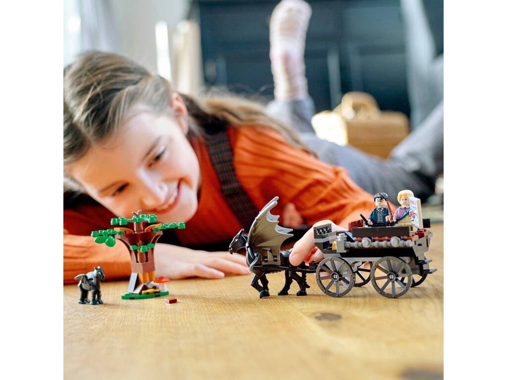 Lego Harry Potter Carrozza e Thestrals di Hogwarts 76400