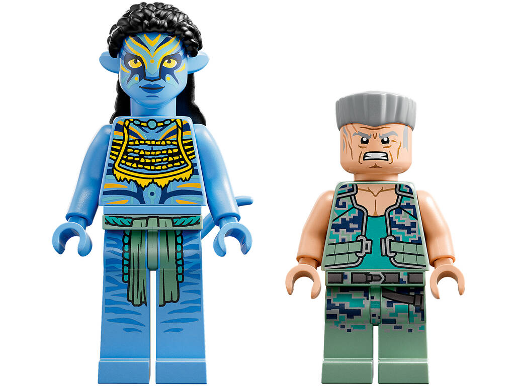 Lego Avatar Neytiri e Thanator vs. Quaritch con Armatura AMP 75571