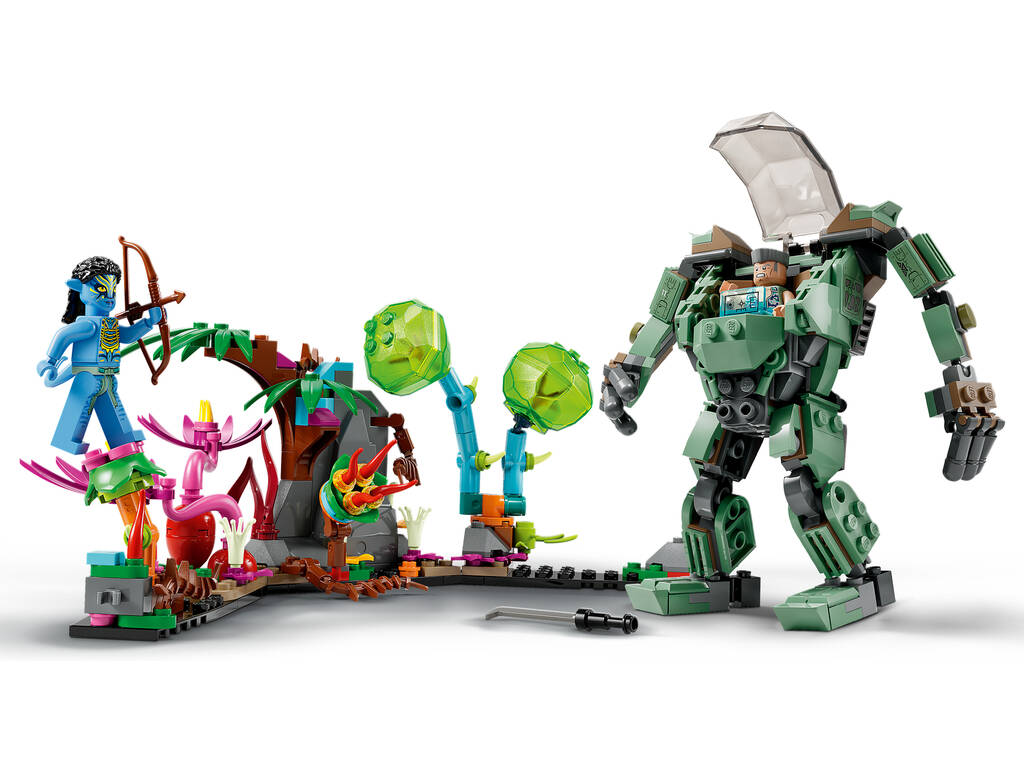 Lego Avatar Neytiri e Thanator vs. Quaritch con Armatura AMP 75571