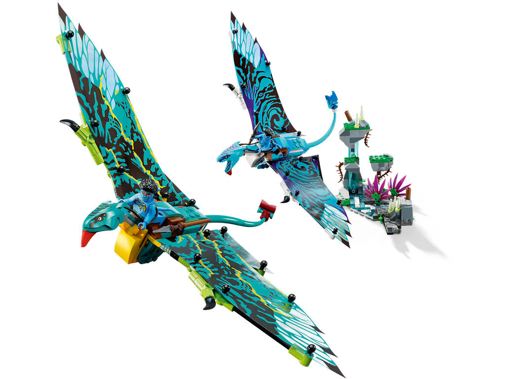 Lego Avatar Le premier vol de Jake et Neytiri sur Banshee 75572