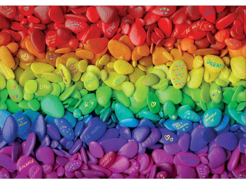 Puzzle 500 Pietre Colorate Educa 19248