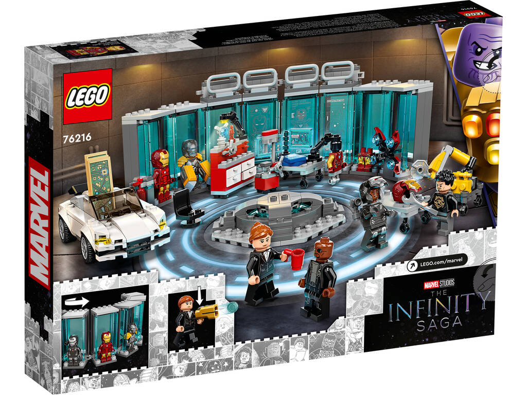 Lego Marvel Armurerie Iron Man 76216