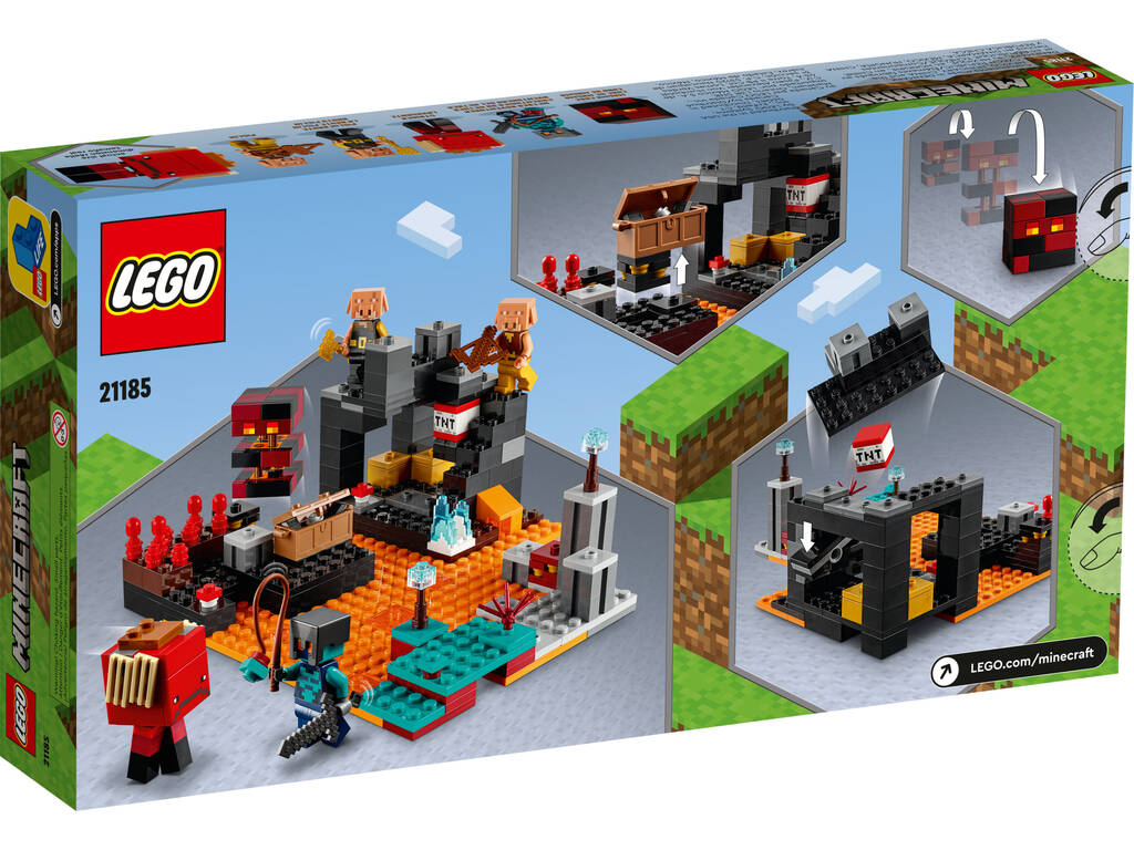 Lego Minecraft Il Bastione di Nether 21185