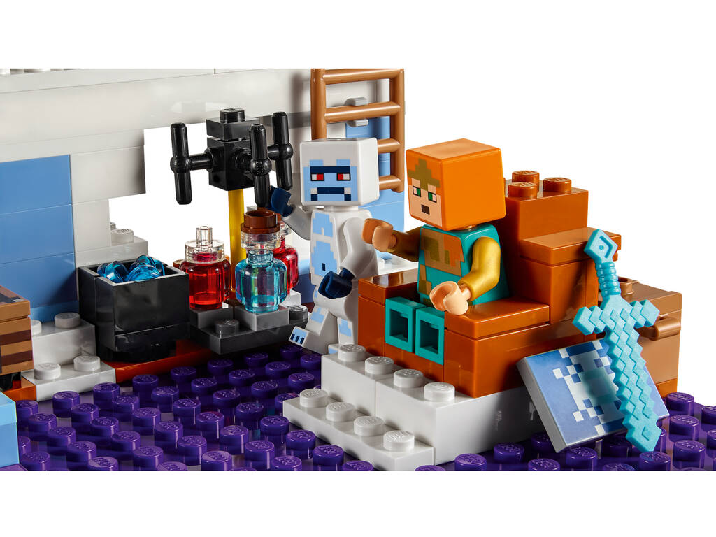Lego Minecraft El Castillo de Hielo 21186