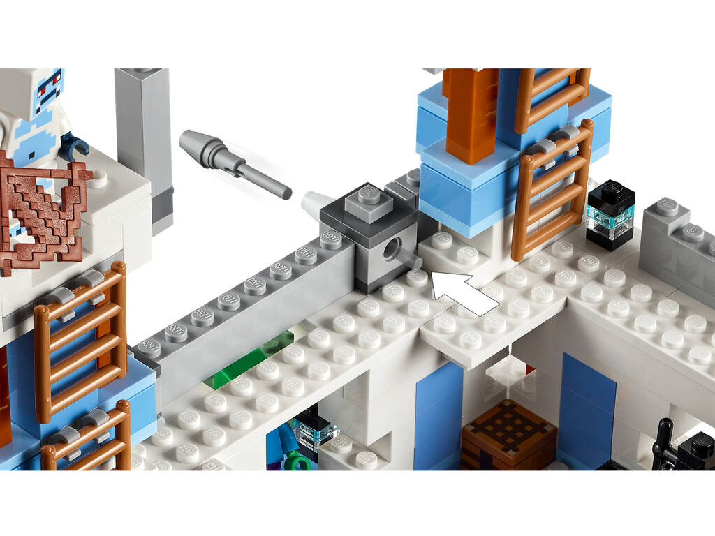 Lego Minecraft El Castillo de Hielo 21186