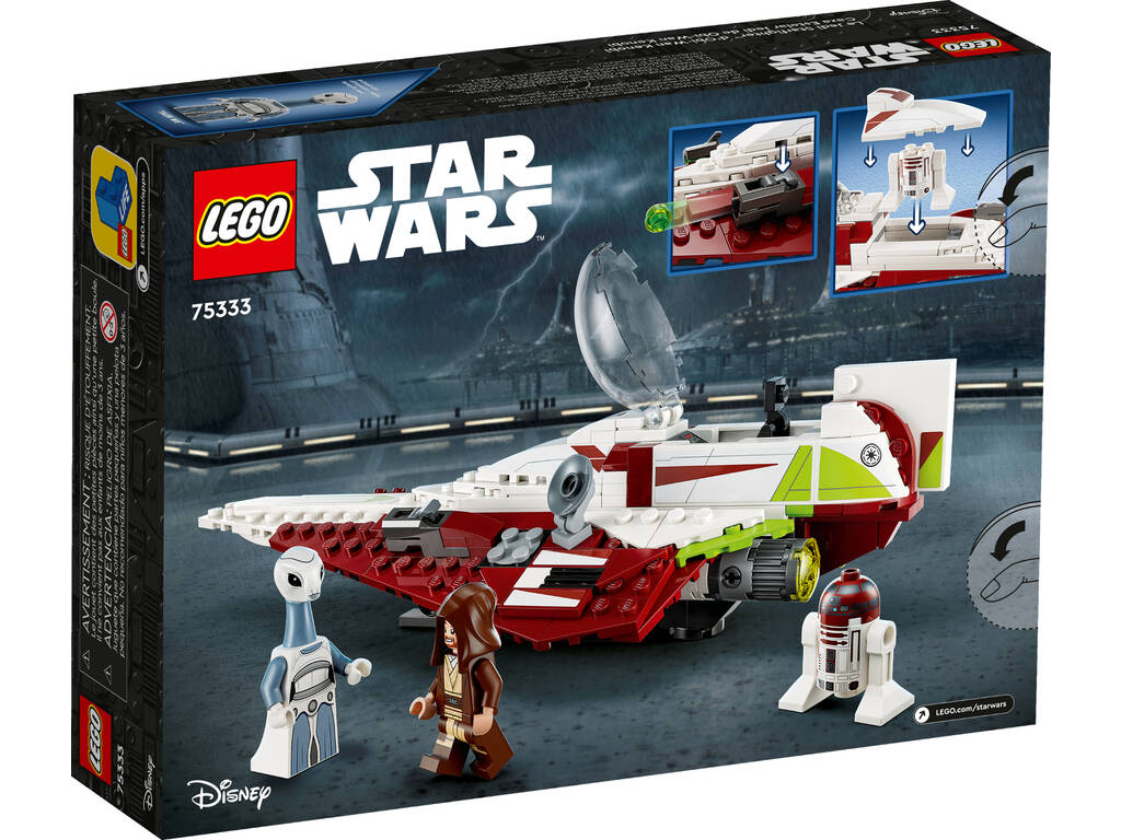 Lego Star Wars Starfighter Jedi de Obi-Wan Kenobi 75333