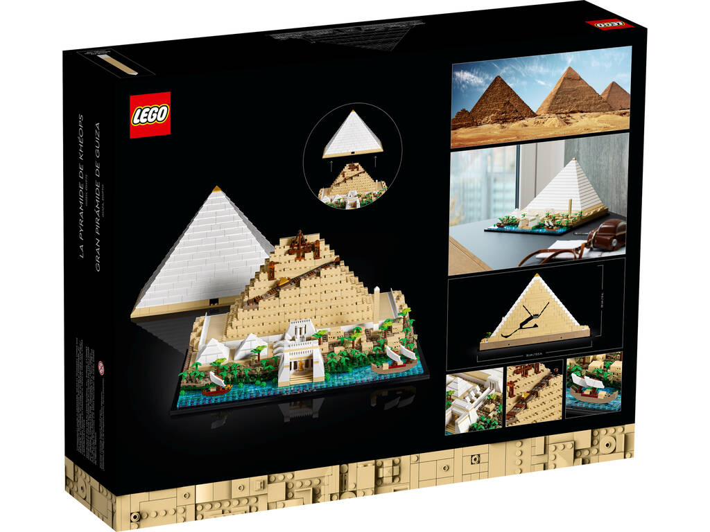 Lego Arquitectura Gran Pirámide de Guiza 21058