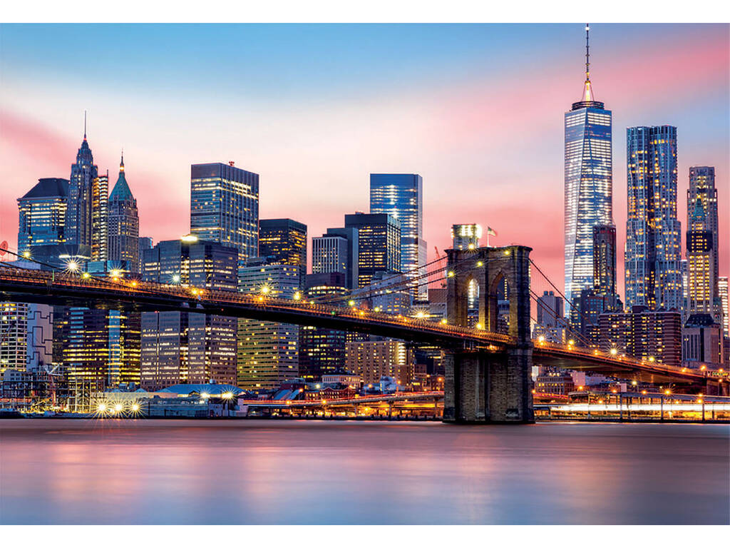 Puzzle 1000 Ponte di Brooklyn Neon Educa 19269