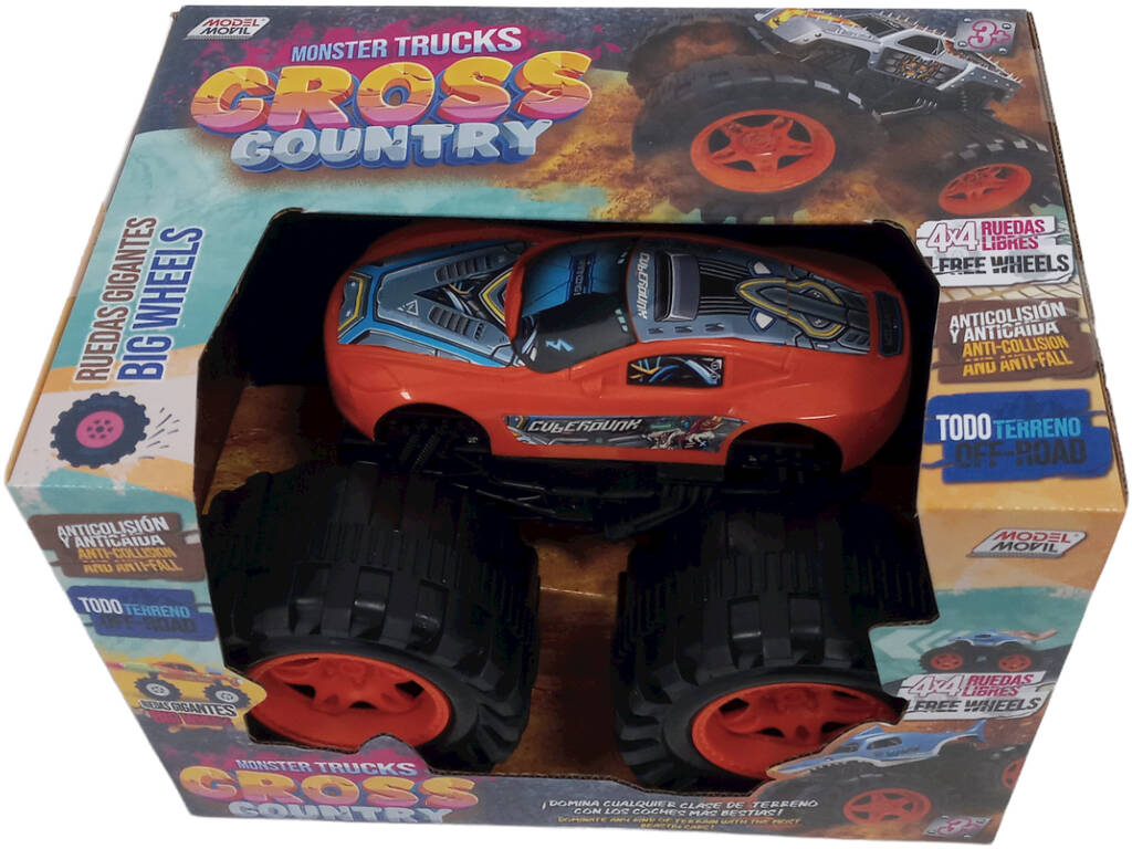 Auto a frizione Cross Country Arancione 26 cm.