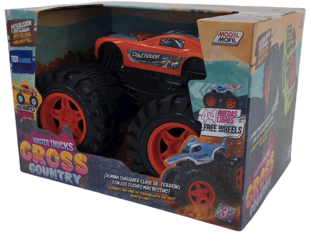 Auto a frizione Cross Country Arancione 26 cm.