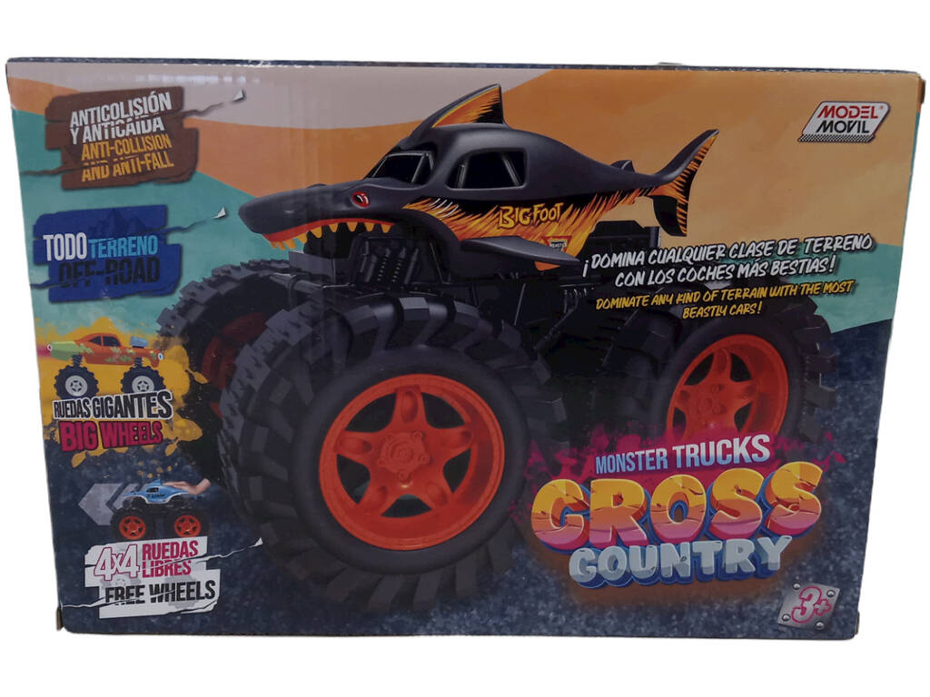 Auto a frizione Cross Country Blu 26 cm.