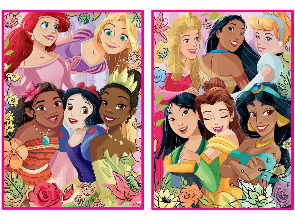 Puzzle 2X500 Principesse Disney Educa 19253