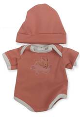 Corps avec bonnet corail Poupée 28-30 cm. Berjuan 3016