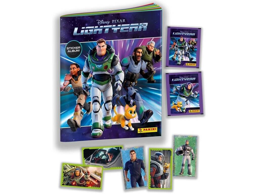 Pack promotionnel Lightyear avec 4 enveloppes à panini