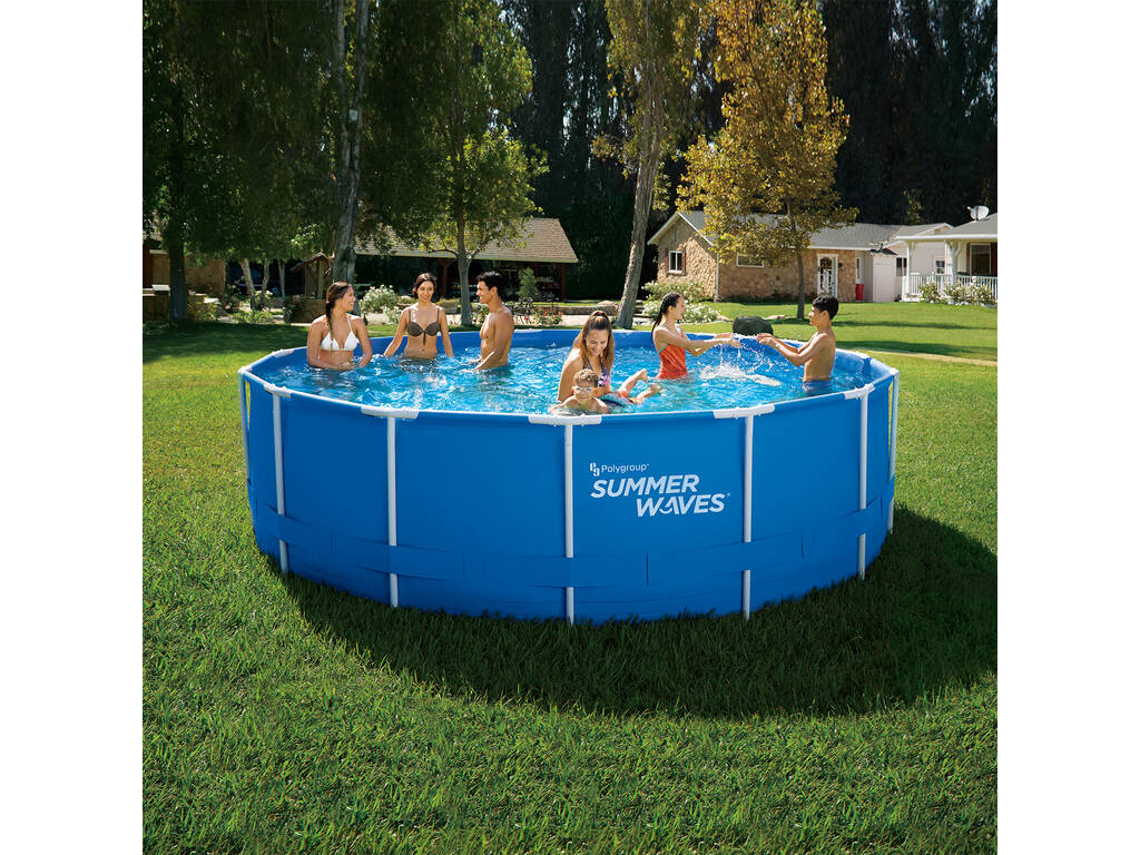 Piscina Desmontable de 457x122 cm. con Depuradora de Cartucho Polygroup P2001548FOEU