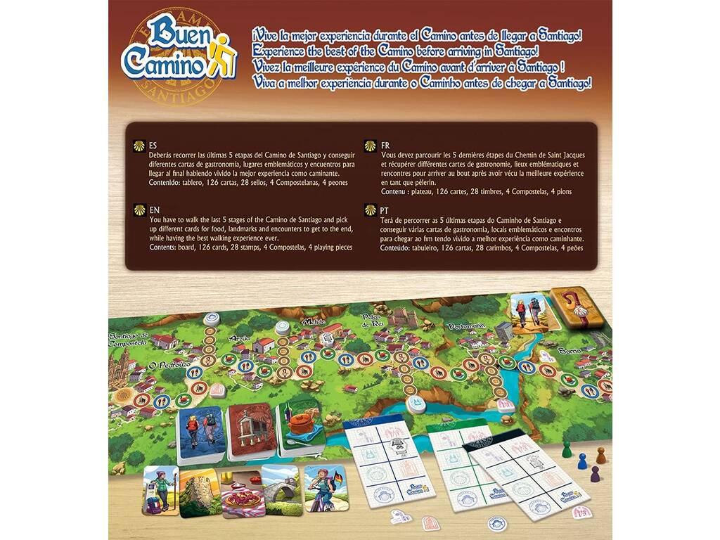 Jogo De Tabuleiro Bom Caminho Educa 19331